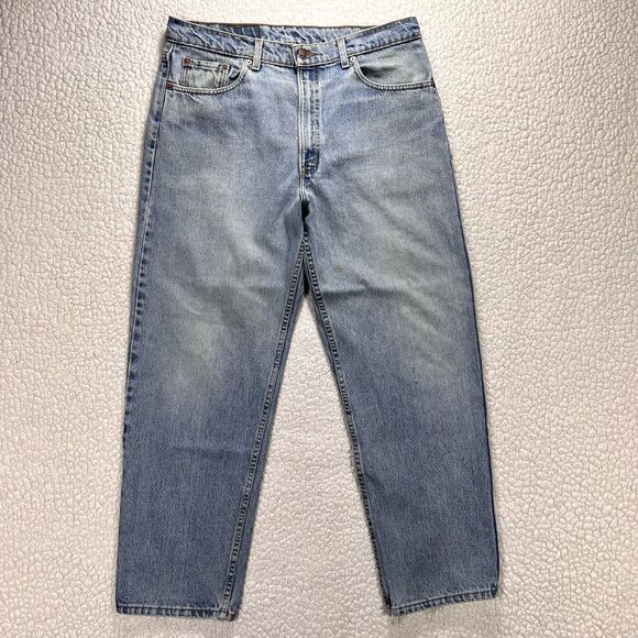 VTG Levi’s 550 Jeans Men’s 38x30 (Actual 37x30) Relaxed Fit Denim USA 90s Grunge - Picture 14 of 14